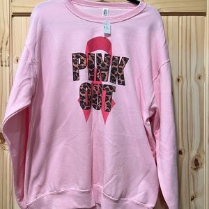 Jerzees Pink Out Sweatshirt